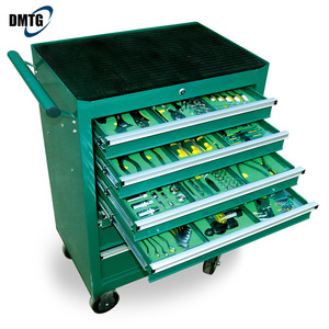 DMTG 09911 Drawer Type Multifunctional Push Tool Box Maintenance Vehicle Tool Repair Car Cabinet Rolling Tool Cabinet
