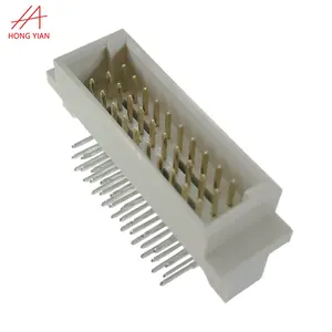 Printed Circuit Board 3 Row 48 96 Way Right Angle Eurocard Connectors Din 41612 Connector 2.54mm Pitch Plug Receptacle