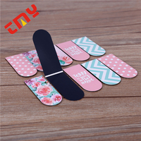 Cadeau de promotion personnalisé sublimation créative fleur de la nature mignon animal musulman islamique marque-page magnétique en résine pour enfants