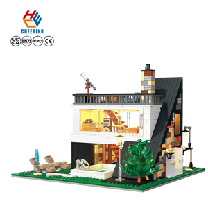 Jie Star 89158 <span class=keywords><strong>Ararat</strong></span> Hotel Blocs de construction Modèle Ornement Jouet éducatif à assembler pour enfants Ensemble de blocs de construction en plastique Vente en gros - Product Image 1