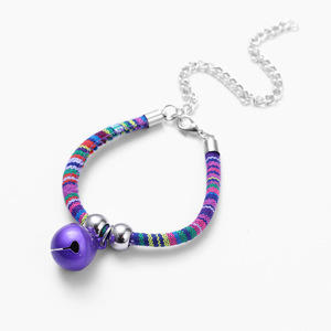 Small <strong>Dog</strong> &amp; Cat Pet <strong>Collar</strong> Necklace with Durable Polyester <strong>Bell</strong> Solid Pattern Soft and Wholesome <strong>for</strong> Teddy Bichon - Product Image 1