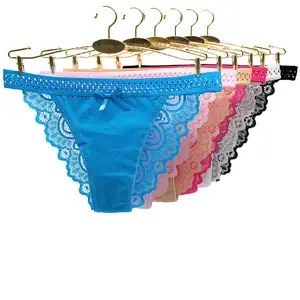 Hot Selling Women Sexy Lace Panties Low-waist Underwear Sexy Secret Breathable Lingerie