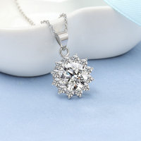 Nouveauté très demandée : Collier chaîne de pull avec pendentif tournesol en zircon multicolore, chaîne à maillons en or rhodié, pour femme, idéal pour mariage