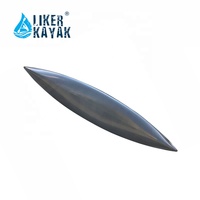 Canoë-kayak en polyéthylène pour 3 ou 4 personnes avec pagaies