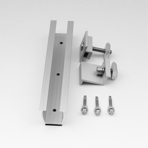 Rail de montage solaire en aluminium 200 mm, surface anodisée, pour installation sur toit - Product Image 4