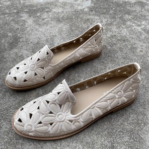 Nuevo diseño de zapatos individuales de flores de verano, zapatos planos transpirables para mujer, zapatos mocasines ligeros y suaves con punta redonda - Product Image 2