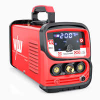 VECTOR DC TIG Poste à souder sans gaz IGBT Inverter MMA avec pédale de commande et casque de soudage Tokyo2300
