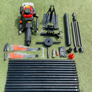 Foreuse portable à essence avec engrenages et moteur, profondeur max. 15 m, échantillonneur de carottage de sol pour l'exploration géologique - Product Image 2