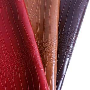 Cuir de vachette pleine fleur motif crocodile <span class=keywords><strong>bicolore</strong></span>, effet huile cirée et décoloration par pression, pour meubles, étuis et sacs - Product Image 2