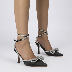 Chaussures de luxe en PVC transparent, satin brillant, 2025, femmes, bout pointu, talons hauts sexy, chaussures de créateur pour femmes - Product Image 6