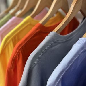 High Quality 100%Cotton US Size T-shirt Customize Digital Printing logo 180gsm Men Plain O-neck Tshirt Custom t Shirt - Product Image 6