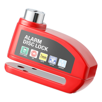 Verrouillage d'alarme de moto Rappel antivol Verrouillage de frein à disque de vélo Protection d'alarme de sécurité sonore forte pour E-Bike Bicycle Scooter