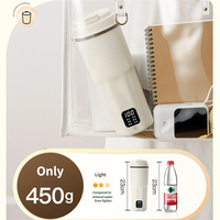 Bouilloire Électrique Portable en Acier Inoxydable, Isolation Thermique >24h, Conception Écologique, Idéale pour le Voyage, Infusion de Thé et Café