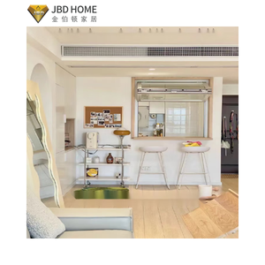 Aluminium vouwwindraam met bovenliggende montage - handmatig ventilatiepaneel voor luchtstroom van keuken naar eetkamer in moderne huizen - Product Image 3