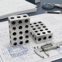 REALMAX Blocs d'entretoisement de précision 1x2x3 pour le parallélisme des pièces usinées sur les machines de fraisage et de perçage CNC