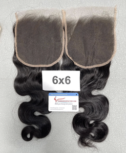 Producto caliente HD Cierre de encaje suizo 6x6 Cabello virgen crudo Cabello humano vietnamita Alta calidad a precio al por mayor - Product Image 1