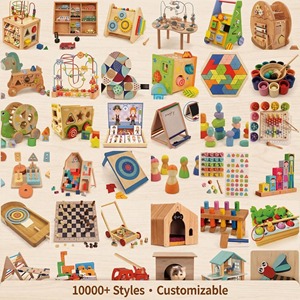 <span class=keywords><strong>Jeu</strong></span> de pêche magnétique en bois Montessori, jouet interactif pour tout-petits, amusant pour les parents et les enfants, non toxique - Product Image 3