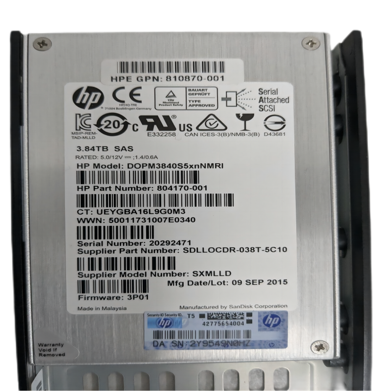 P13369-001/p08721/p02434-003/arfx3840s5xnntri - 3.84TB SSD