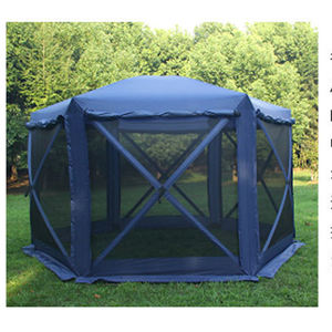 Screen House Room Pop Up Gazebo <span class=keywords><strong>12X12</strong></span> Tente d'exposition commerciale d'auvent extérieur pour 8-10 personnes - Product Image 2
