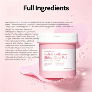 Paquete de Almohadillas de Algodón para el Cuidado Facial con Vitamina C, Ácido Salicílico, Ácido Hialurónico y Vitamina B5, Iluminadoras e Hidratantes - Product Image 6