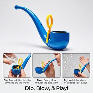 Jouet à bulles pour enfants, souffleur de bulles en plastique, durable, facile à nettoyer, cadeau original pour les jeux en plein air, les fêtes et les divertissements - Product Image 3