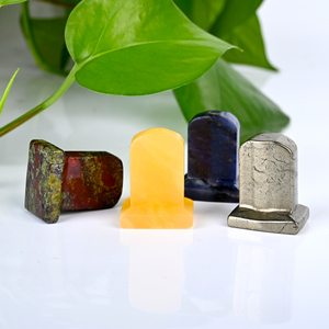 Venta al por Mayor de Mini Lápidas de Cristal Talladas a Mano para Sanación con Cristales Feng Shui - Product Image 5