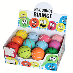 Palla Rimbalzante in Gomma Cava da 60mm Personalizzata, Giocattolo Antistress per Bambini - Product Image 3