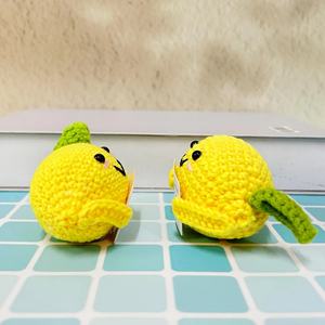 Pendentifs en forme de citron en crochet faits à la main de haute qualité, énergie positive, émoticône, objets décoratifs pour la maison, vente en gros de Noël - Product Image 5