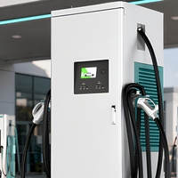 Station de recharge rapide DC tout-en-un CPM4 80KW 120KW 160KW 200KW 240KW CCS2 380V Chargeur intelligent pour véhicules électriques pour centre de transport