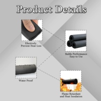Paire de bobines de cuivre K-Flex PE en caoutchouc noir personnalisé de 10 pieds Installation de climatisation solaire industrielle à gaz Application domestique