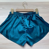 Ensemble de pyjama de luxe en satin de soie pour femme, nuisette sexy et short, taille élastique, couleur unie, haute qualité, vente en gros