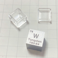 KING SML Boule de tungstène molybdène niobium zirconipe/Cube/Barre élément Cube personnalisation pour laboratoire et collection