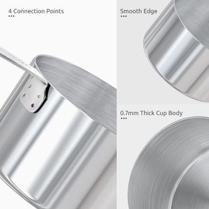 10-Piece Eco-Friendly Stainless Steel <b>Measuring</b> Cups <b>Spoons</b> Set with Custom Logo Option for Everyday Travel Use-in Trend Brand - Product Image 2