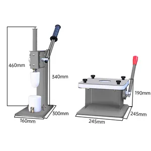 Manuelle Heimgebrauch Khinkali Maschine Mini Khinkali Maker Maschine Gedämpfte Gefüllte Brötchen Momo Herstellung Maschine Für Kleine Produktion