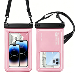 Pochette étanche flottante pour téléphone de grande taille 10,5 pouces, IP68, double compartiment pour téléphone/argent, sac étanche pour téléphone portable, plage, voyage - Product Image 1