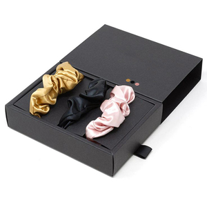 Nouvelle conception : Boîte cadeau en carton pour chouchous en satin de soie pour filles, accessoires de mode pour cheveux, boîte pour chouchous en satin - Product Image 3