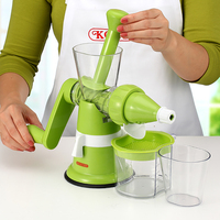 Huishoudelijke Roestvrij Staal Multifunctionele Hand Crank Juicer Draagbare Juicer Extractor Gemakkelijk Te Gebruiken