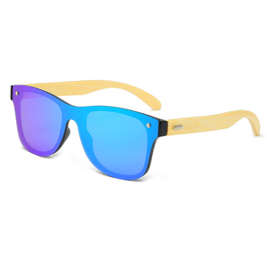 2024 Goedkope Groothandel Custom Logo Meerdere Kleur Frame Heren Dames Gerecycled Bamboe Zonnebril Met Ac Zonnebril <span class=keywords><strong>Lens</strong></span> - Product Image 1