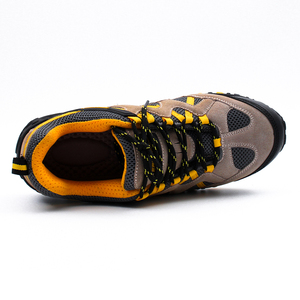 SAFETYBOY <span class=keywords><strong>scarpe</strong></span> di sicurezza da lavoro basse da uomo traspirante in <span class=keywords><strong>pelle</strong></span> <span class=keywords><strong>scamosciata</strong></span> superiore con resistente in gomma Sole punta in acciaio per uso in fabbrica - Product Image 5