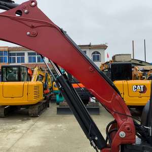 รถขุดขนาดเล็กแบบตีนตะขาบ YANMAR Vio55 5.5 ตัน สภาพใหม่ 90% ของแท้ มาตรฐาน EPA CE สำหรับงานเกษตร พร้อมเครื่องยนต์และมอเตอร์ - Product Image 4