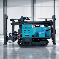 Foreuse de carottage de roche Feiyang, moteur diesel-pneumatique, portable et mobile, pour la construction de puits d'eau, 76 kW