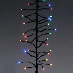 24v multicolor multifunction cluster led christmas tree string light for indoor or outdoor