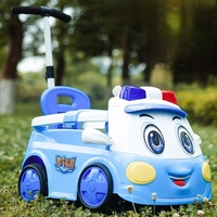 Mobil Listrik Anak Baru yang Lucu dengan Motor Penggerak Ganda, Tongkat Dorong, Pagar Pengaman, Musik & Remote Control untuk Anak Usia 3 Tahun