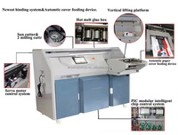 Relieuse thermique sans fil A4 entièrement automatique BC-G270, relieuse parfaite pour les ateliers graphiques, les bureaux d'impression et les équipements de bureau
