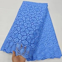 Vente en Gros de Tissu Brodé de Paillettes, Dentelle Africaine à Paillettes, Dentelle Guipure en Polyester, Dentelle Cordon pour Fête