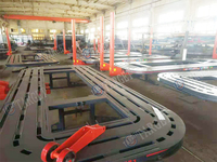 Banc de réparation de châssis de voiture / Machine à redresser les carrosseries / Débossonneuse de carrosserie / Table de traction pour voiture TG-500E