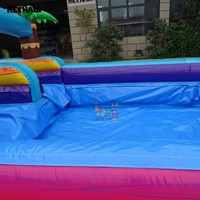 Glissière d'eau gonflable résistante de PVC épaissie grande location de partie pour le château gonflable des enfants