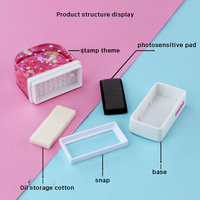 Vêtements de sables mouvants pour enfants, fournitures pour enseignants, nom de bande dessinée mignon monde aquatique flottant aquarium en forme de jouet tampon