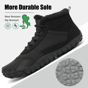 SAGUARO Chaussures de Fitness et Marche en Caoutchouc pour Hommes et Femmes, <span class=keywords><strong>Bottes</strong></span> de Neige Minimalistes d'Automne, Nouveau Design, Chaussures Hiver Pieds Nus Isolées - Product Image 2