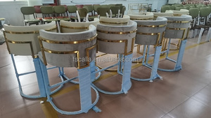 Taburete <span class=keywords><strong>de</strong></span> Bar Moderno <span class=keywords><strong>de</strong></span> Terciopelo Estilo Antiguo, Silla <span class=keywords><strong>de</strong></span> Bar <span class=keywords><strong>de</strong></span> Acero Inoxidable y Cuero, Taburetes <span class=keywords><strong>de</strong></span> Bar Usados Baratos, Muebles para el Hogar - Product Image 6